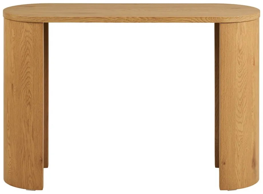 Конзолна маса от декор от дъб в естествен цвят 38x114 cm Bibione – House Nordic