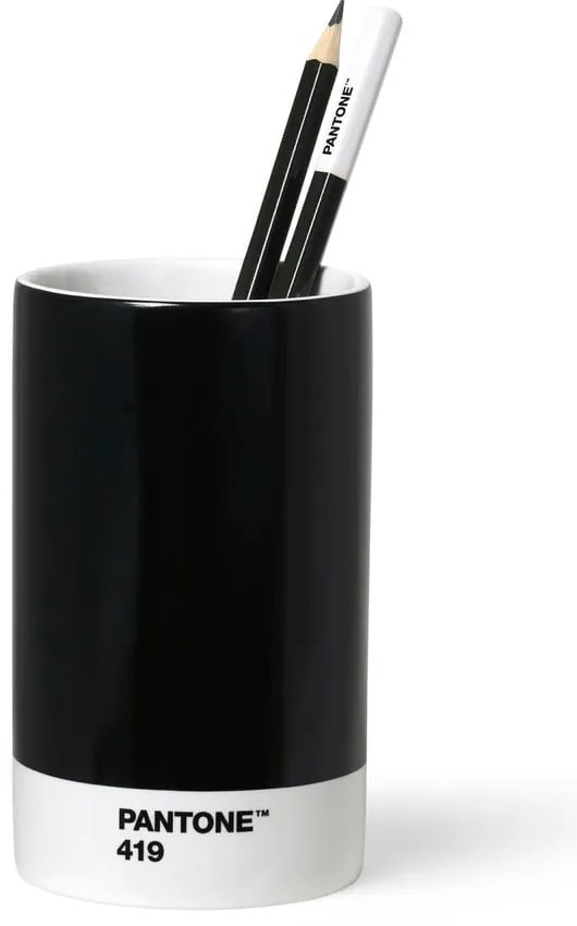 Черен керамичен моливник Black 419 – Pantone