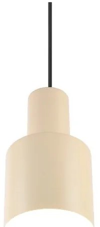 Жълто висящо осветително тяло с метален абажур ø 12 cm Agudo – Trio