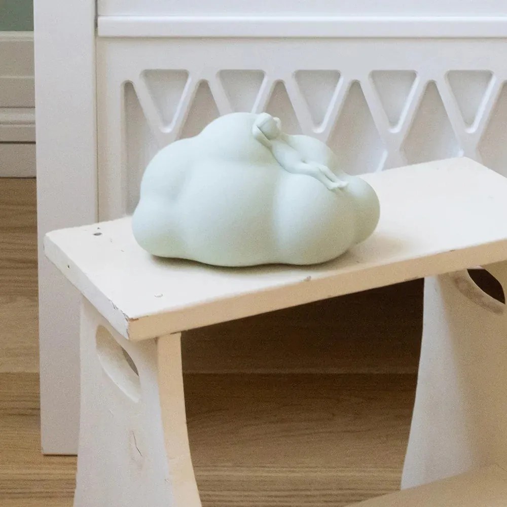 Детска нощна лампа в цвят мента Cloud Dusty Green – Cam Cam Copenhagen