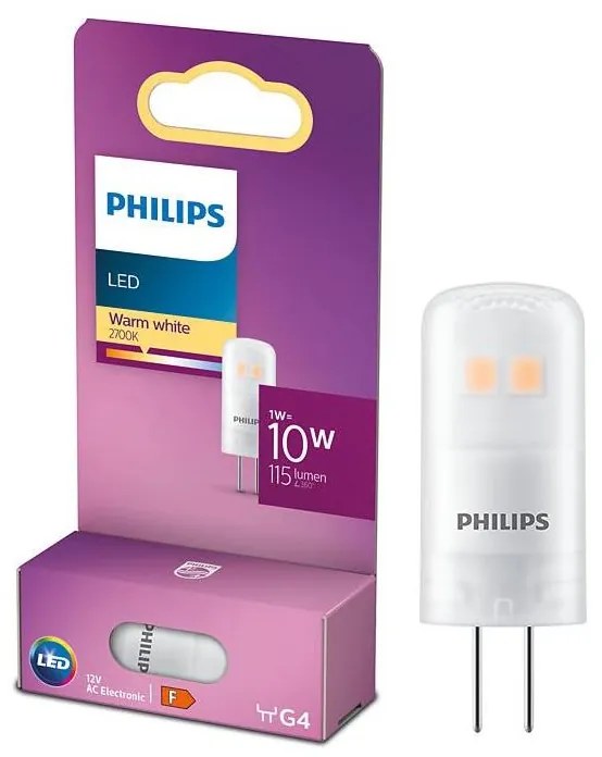 LED Крушка Philips G4/1W/12V 2700K