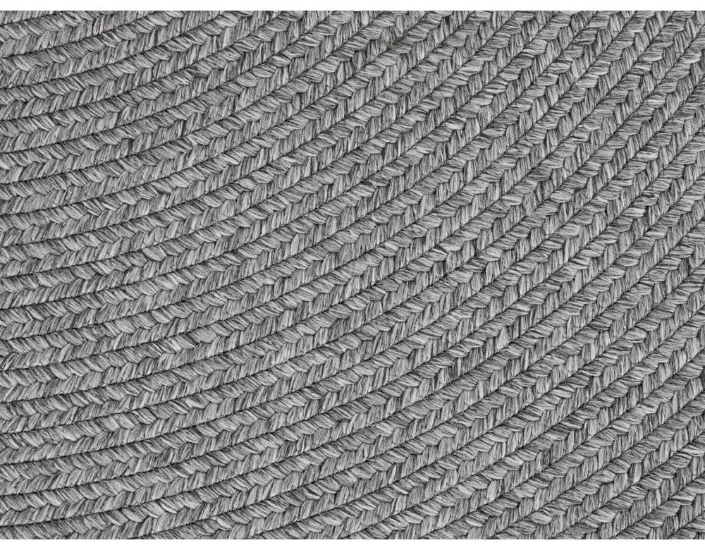 Сив кръгъл външен килим ø 200 cm - NORTHRUGS