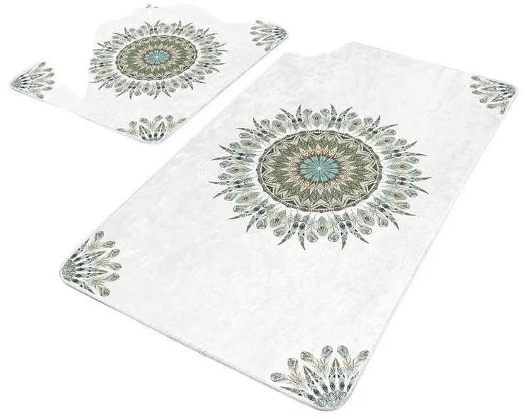 Бели изтривалки за баня в комплект от 2 броя 60x100 cm - Mila Home