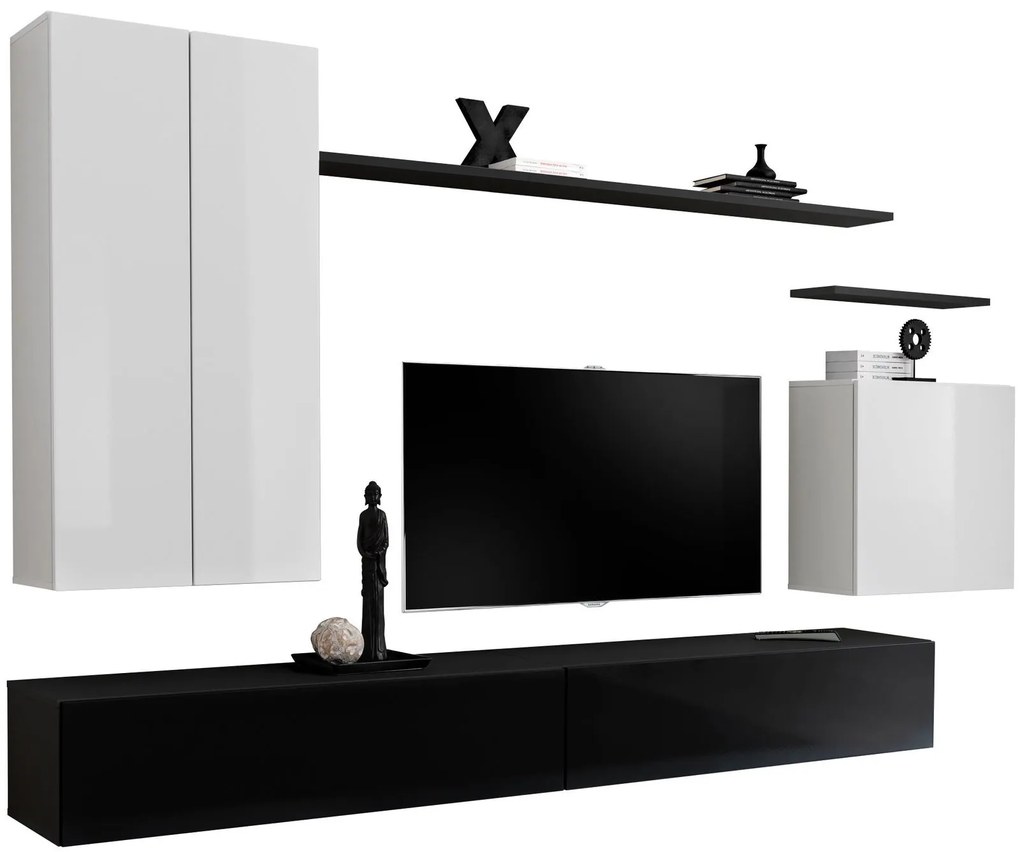 Холна секция Swiss II-White - Black