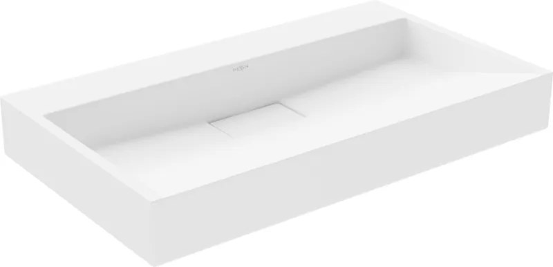 Mexen Ava конгломератна умивалник за плот B/O 80 x 46 см, бяла - 23018000