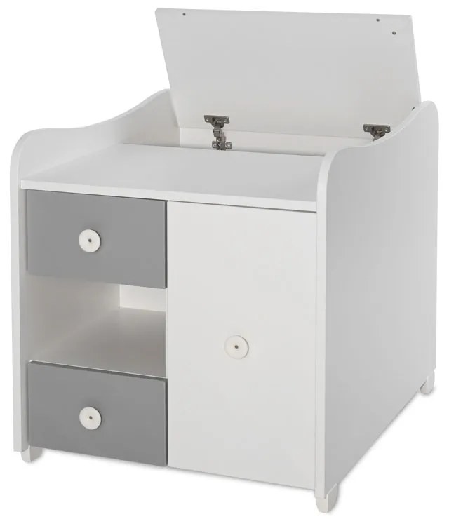 LORELLI Classic Трансформиращо се легло-люлка 190/72 см. MINI MAX БЯЛО/STONE GREY