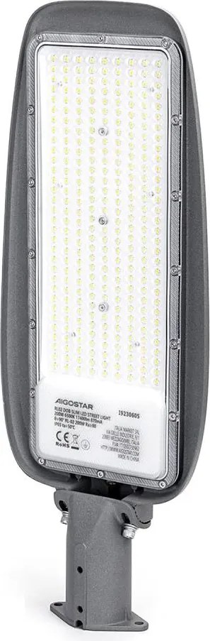 Aigostar - Улична LED лампа SLIM LED/200W/230V 6500K IP65