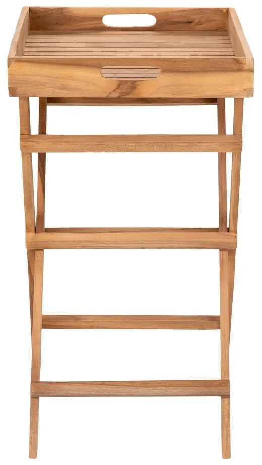 Градинска маса за сервиране от масивно тиково дърво 29x39 cm Ronda – House Nordic