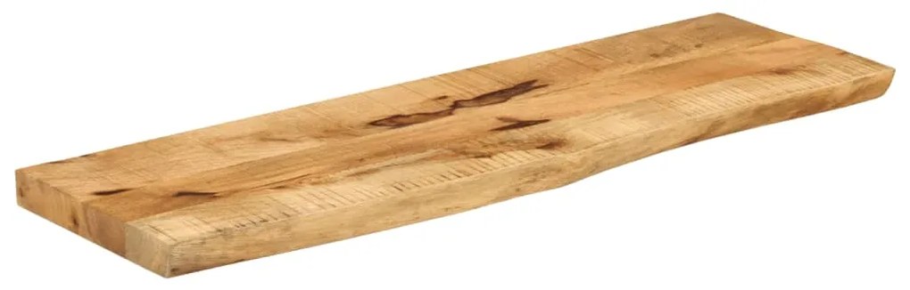 370373 vidaXL Плот за маса, 110x20x3,8 см, жив ръб, грубо мангово дърво масив