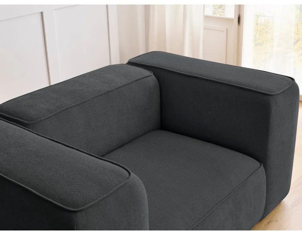 Тъмносиво кресло Zephyr – Bobochic Paris