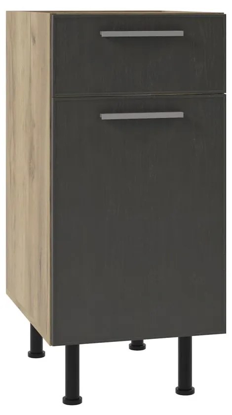 Долен кухненски шкаф "Sky loft " Т1 Н40/87 1ч.Blumotion
