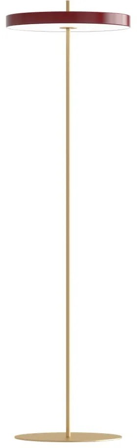 Червена LED затъмняваща се подова лампа с метален абажур (височина 151 cm) Asteria Floor – UMAGE