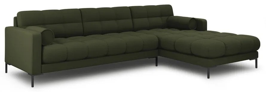 Зелен ъглов диван (десен ъгъл) Bali – Cosmopolitan Design