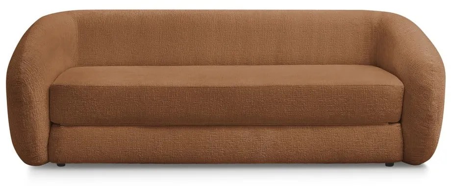 Шенилов сгъваем диван в тухлен цвят 228 cm Neyo – Bobochic Paris