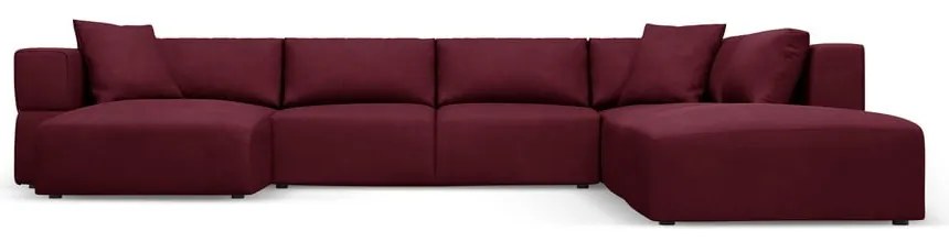 Бордо ъгъл U-образен диван, десен ъгъл Esther – Milo Casa