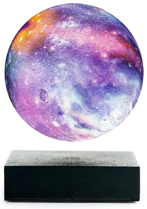 Черна светлинна декорация за контакт ø 12 cm Galaxy – Gingko