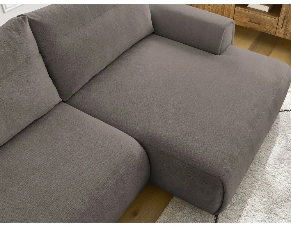 Кафяв ъглов диван Aden – Bobochic Paris