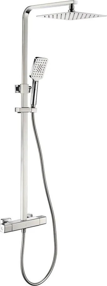 Душ комплект NAESBY с термостатен смесител, лъскав хром