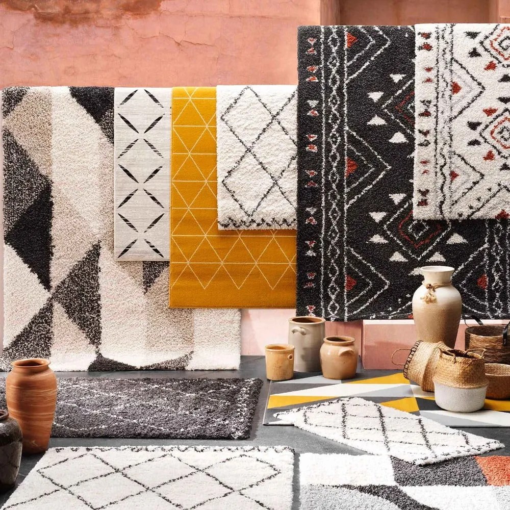 Бежов килим със смес от памук 140x200 cm Modesto – douceur d'intérieur