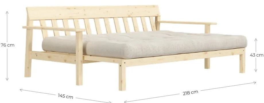 Разтегателен диван маслиненозелен Unwind - Karup Design