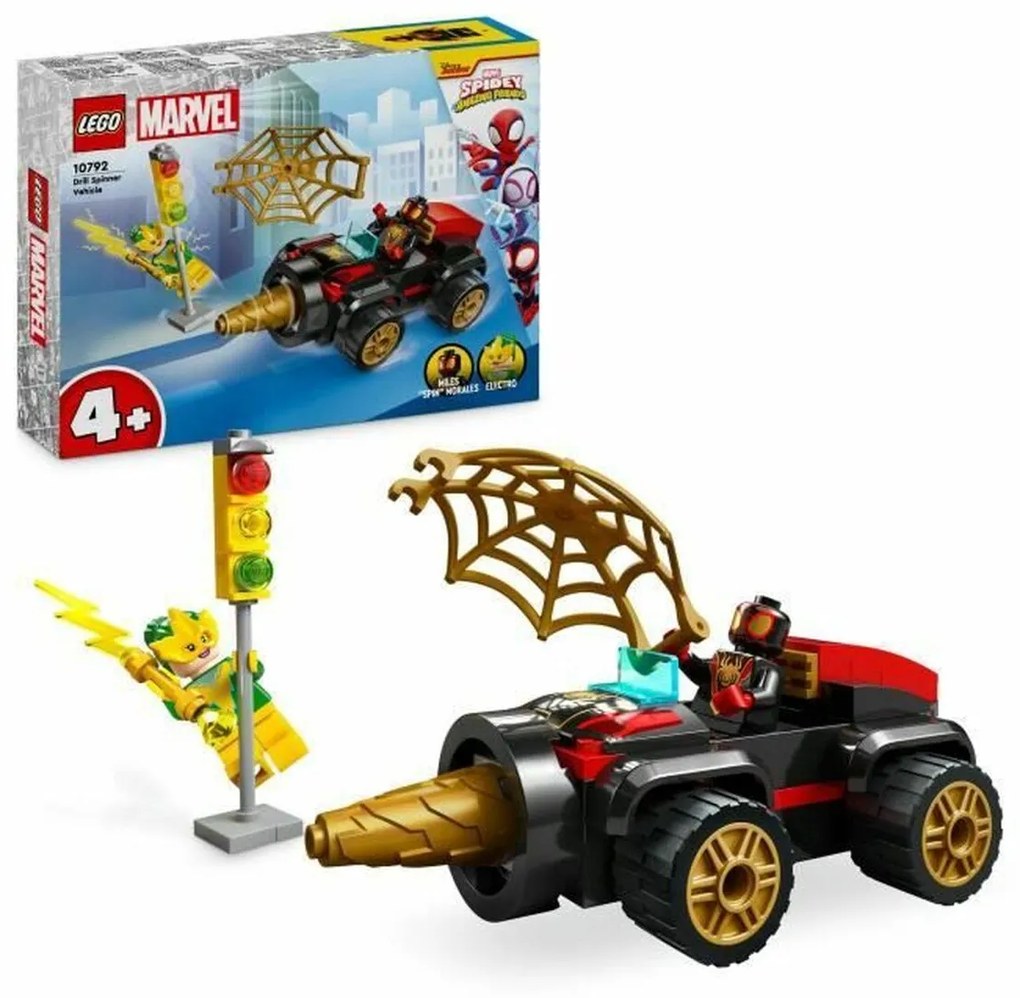 Строителна Игра Lego Marvel Spidey and His Extraordinary Friends 10792 Drill Vehicle Многоцветен