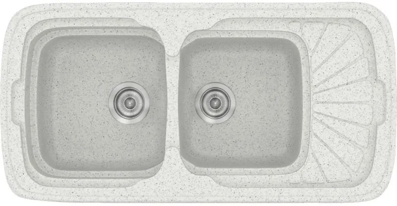 Мивка Sanitec 304-Granite White