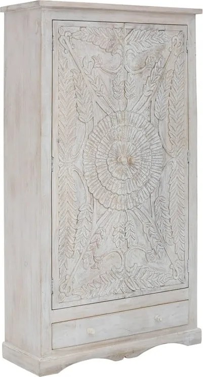 Бял гардероб от масивно манго 100x175 cm Rana – Støraa