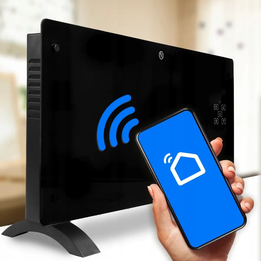 Електрически стъклен конвекторен нагревател MALTEC CH7000DWB