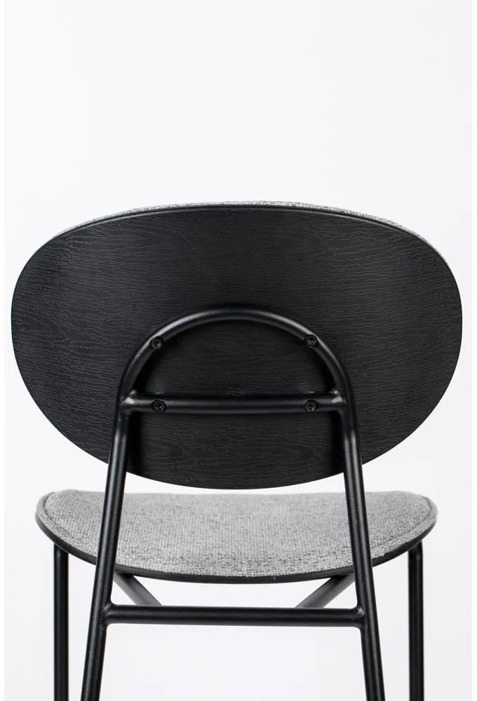 Сиви бар столове в комплект от 2 броя 96 см Donny - White Label