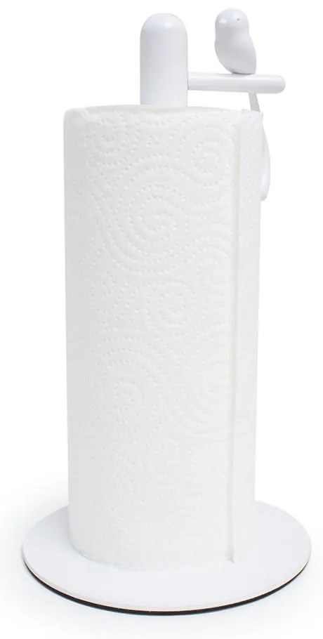 Бял държач за кухненски кърпи ø 16 cm Birdie - Balvi