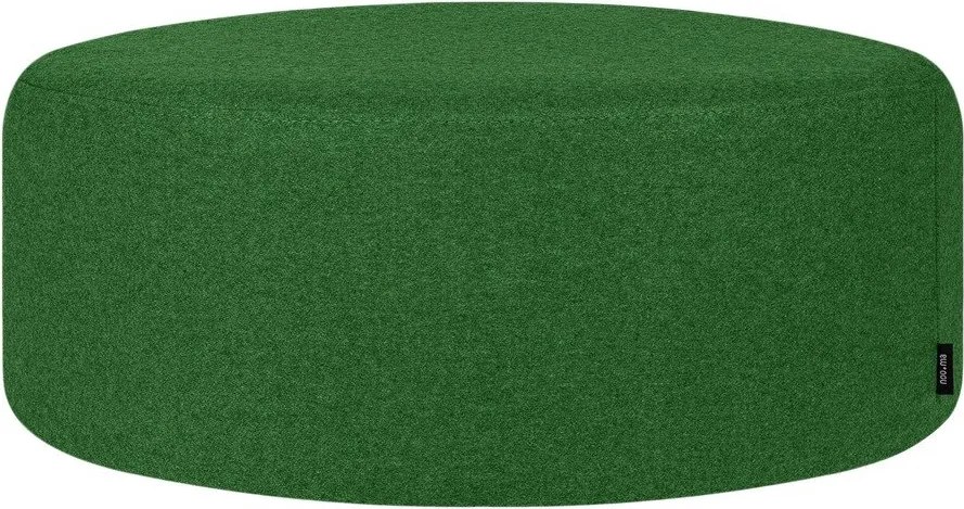 Зелена вълнена табуретка Folk – noo.ma