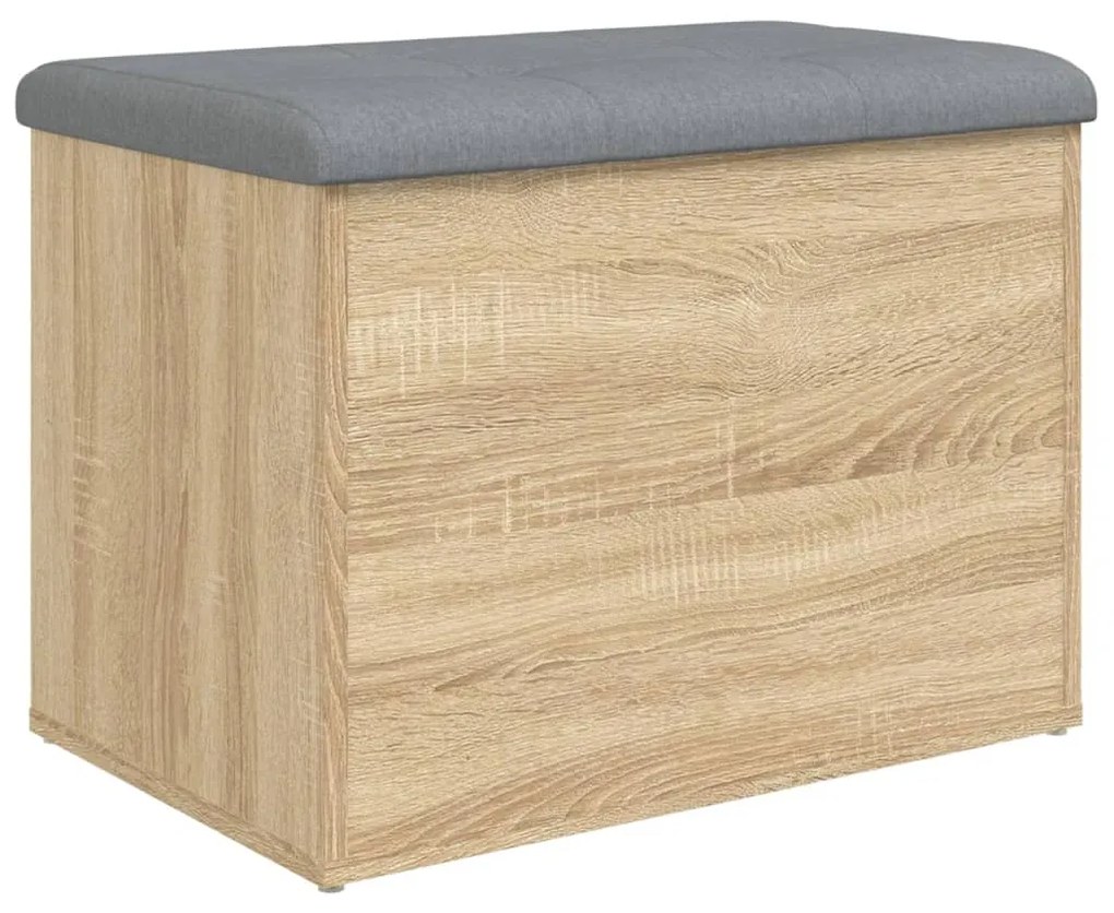 835042 vidaXL Пейка за съхранение, дъб сонома, 62x42x45 см, инженерно дърво