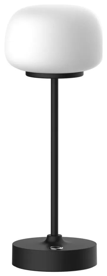 LED Димируема сензорна настолна лампа RIMINI LED/2W/5V USB 2000 mAh черен/бял