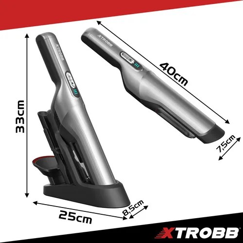 Ръчна акумулаторна прахосмукачка за кола с HEPA филтър 16 000 Pa PROVAC XTROBB
