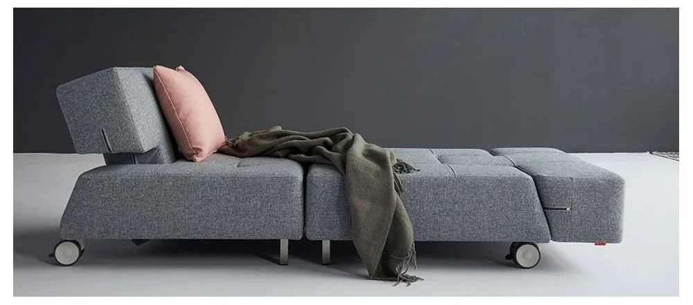 Гранитено-сив диван стол Long Horn Twist - Innovation