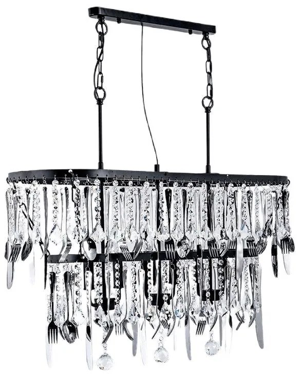 Релса покрив Elmark Dinner осветително тяло с шест светлини