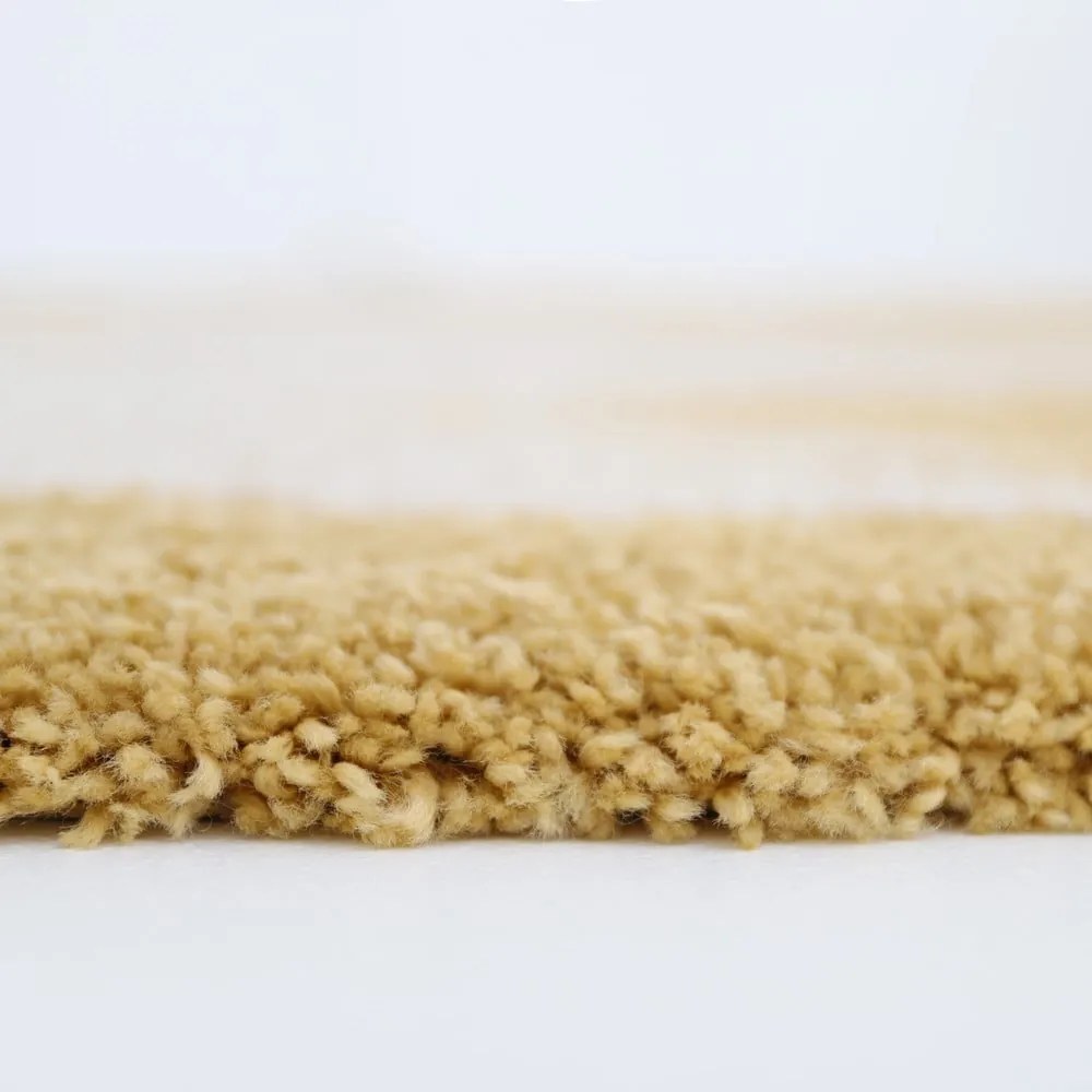 Детски килим в цвят жълта охра ø120 cm Bohemian Bird Miel – Nattiot