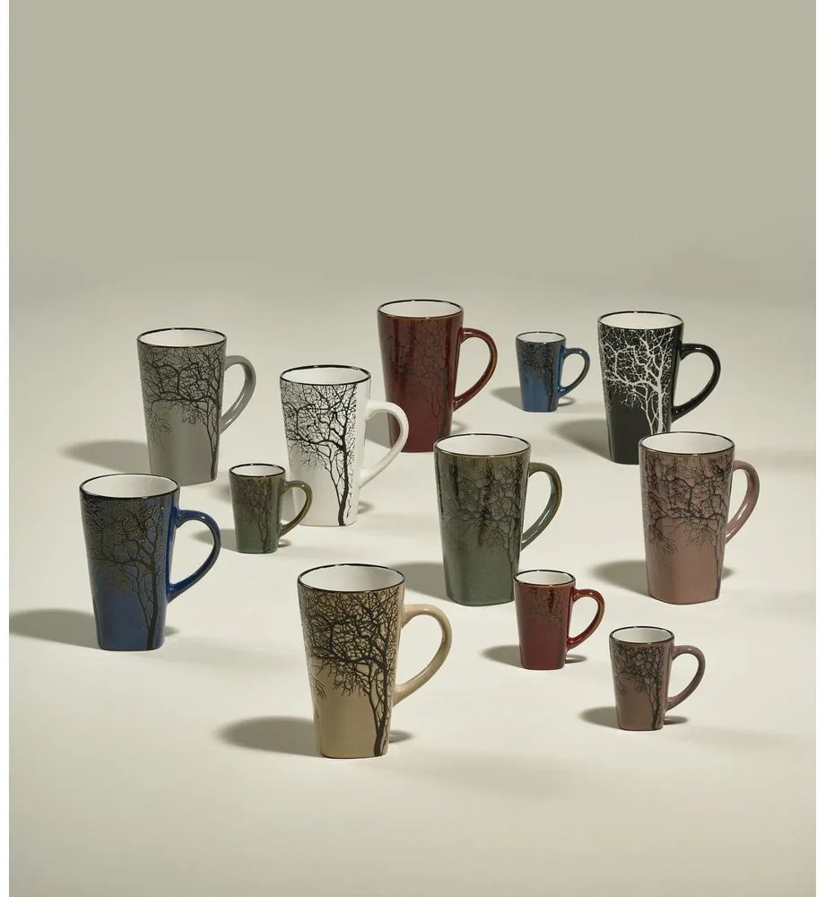 Зелени глинени чаши за еспресо в комплект от 4 бр. 100 ml Hela – Villa Collection