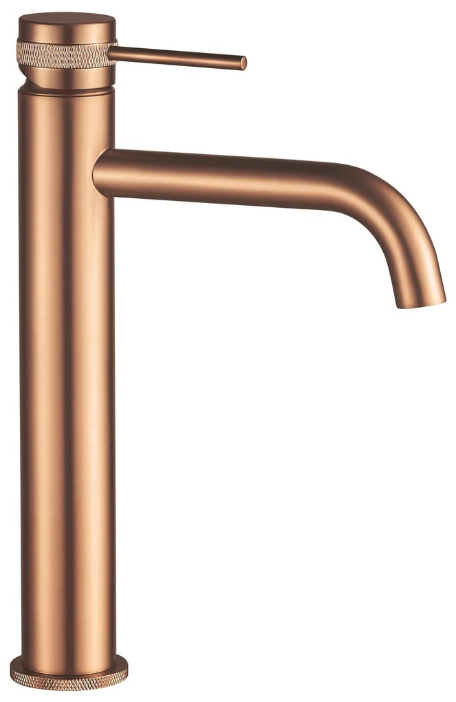 Смесител за мивка Rea  Lungo Grip Brush Copper high