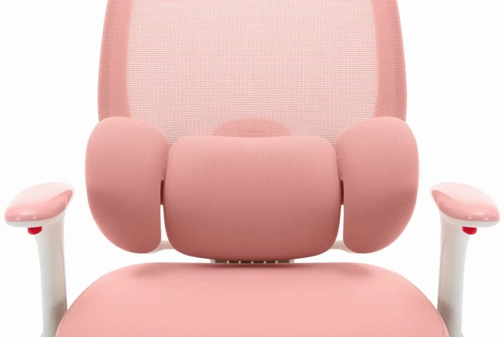 Ергономичен розов детски стол HC-999 - плат