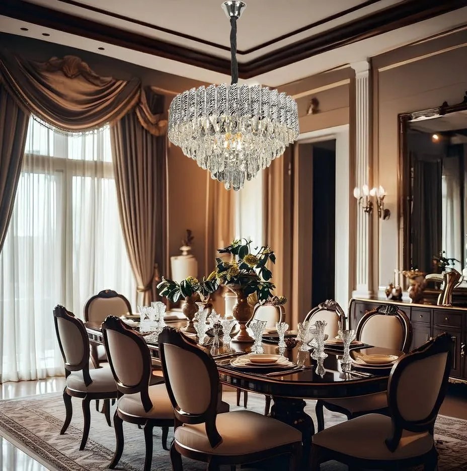 Пендел Cristal G055-CP 50cm CHROME