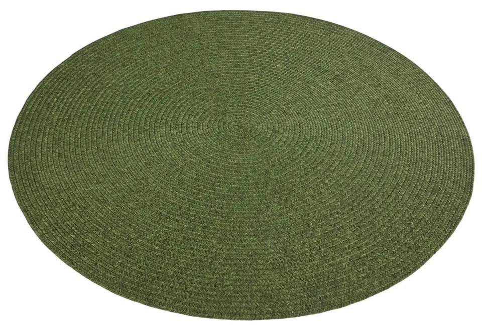 Зелен кръгъл килим за открито ø 150 cm - NORTHRUGS