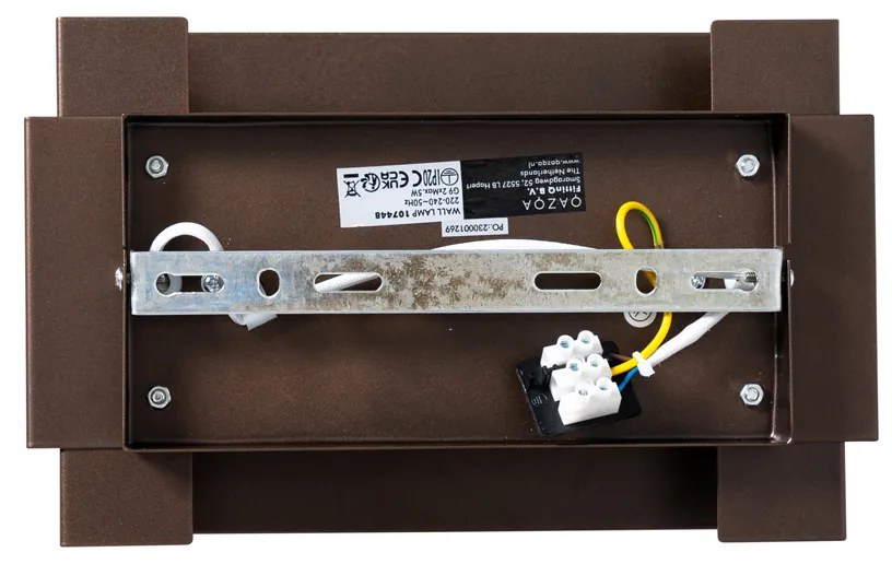 Индустриален стенен аплик тъмно бронз 2-светлина - Coen