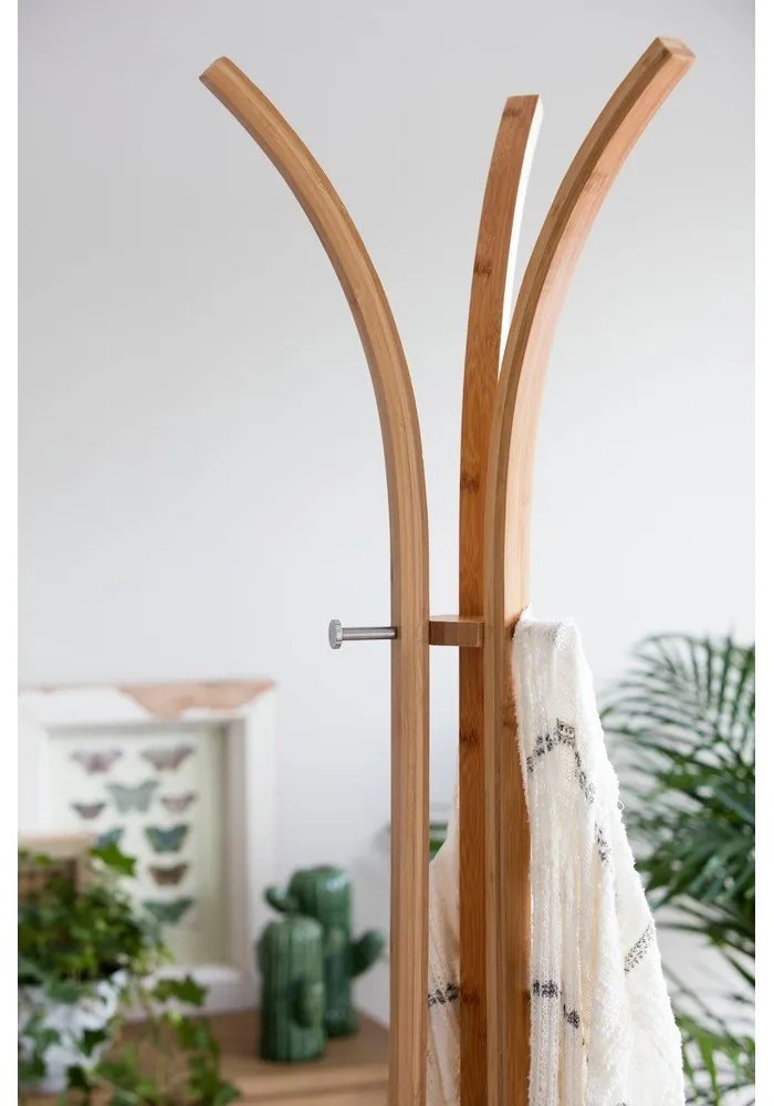 Бамбукова закачалка за дрехи и шапки Бамбук - Compactor