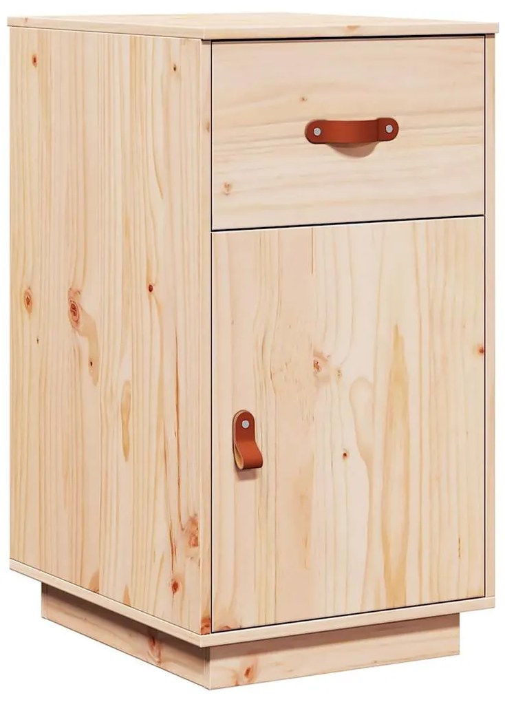 820097 vidaXL Шкаф за бюро 40x50x75 см борово дърво масив