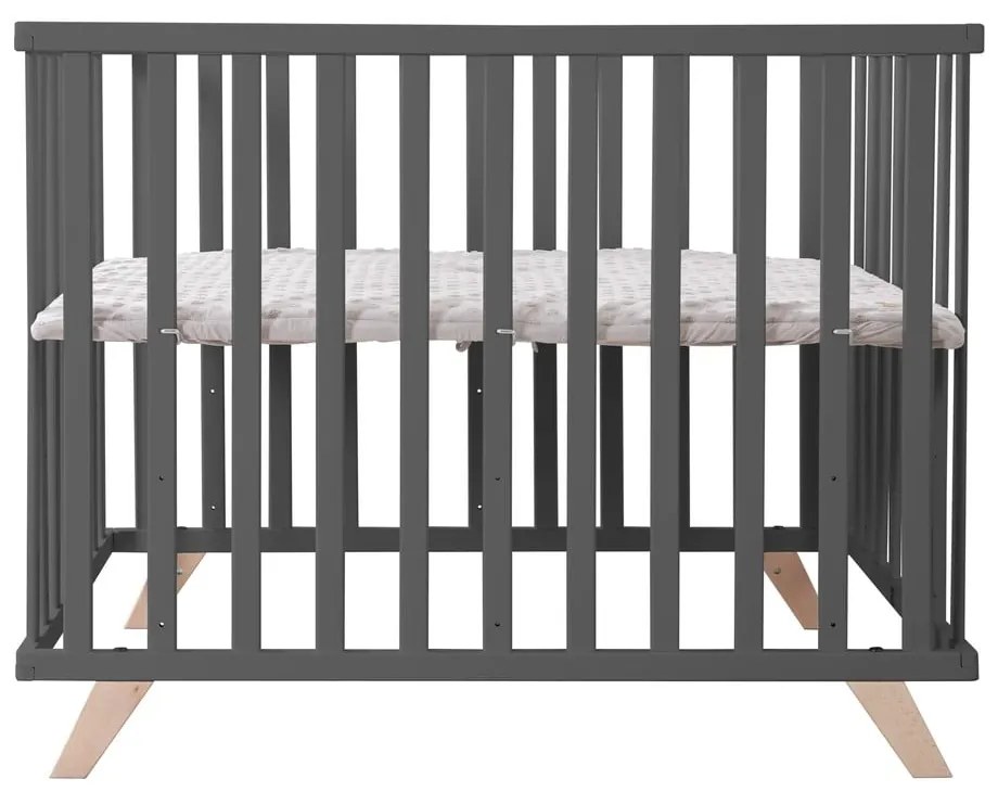 Тъмно сива кошара от букова дървесина 75x100 cm Lil Planet - Roba