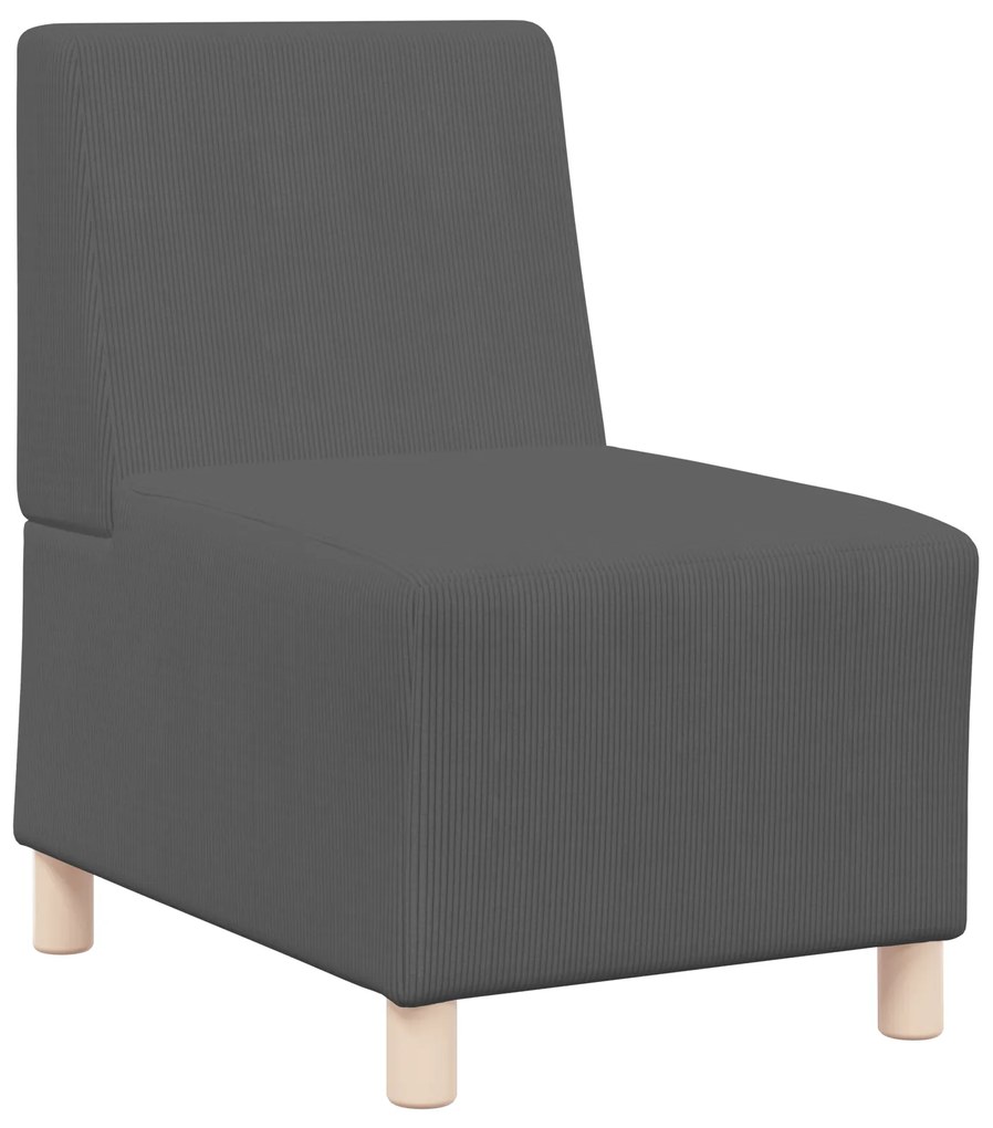 4108497 vidaXL Диван стол Тъмносив 55 x 74 x 82 см Кадифе