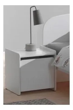 Бяло детско нощно шкафче Kiddy - Vipack