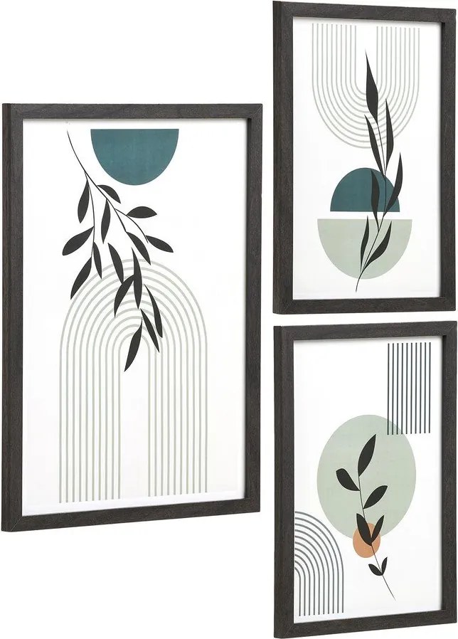 Черна рамка 3 бр. висяща 30x40 cm Aspen – House Nordic