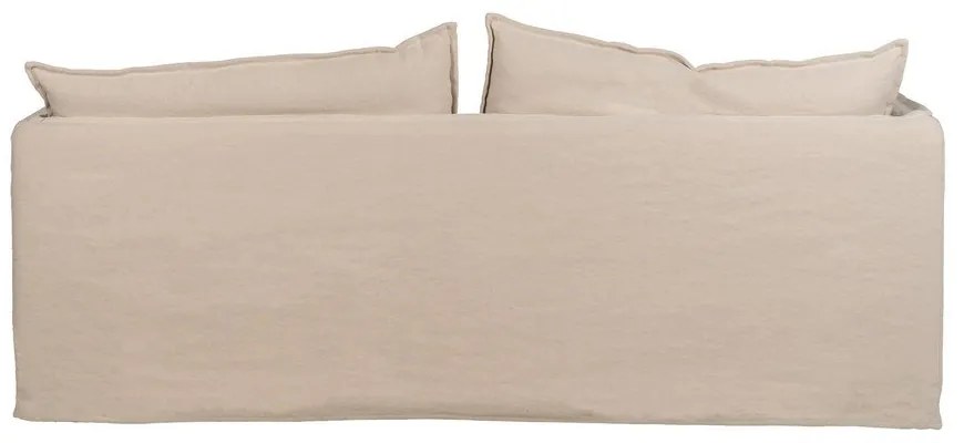 Кремав ленен диван 210 cm – Ixia